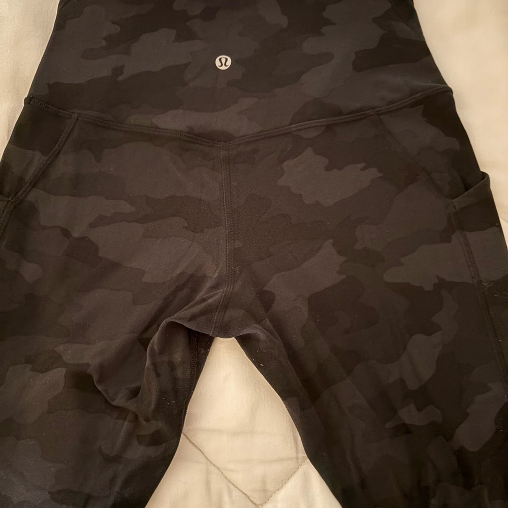 lululemon Black Camo Leggings